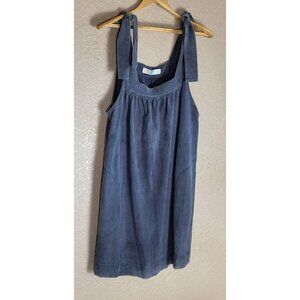 Urban Outfitters Womens Tie Strap Swing Shift Baby Doll Cotton Dress Large XL